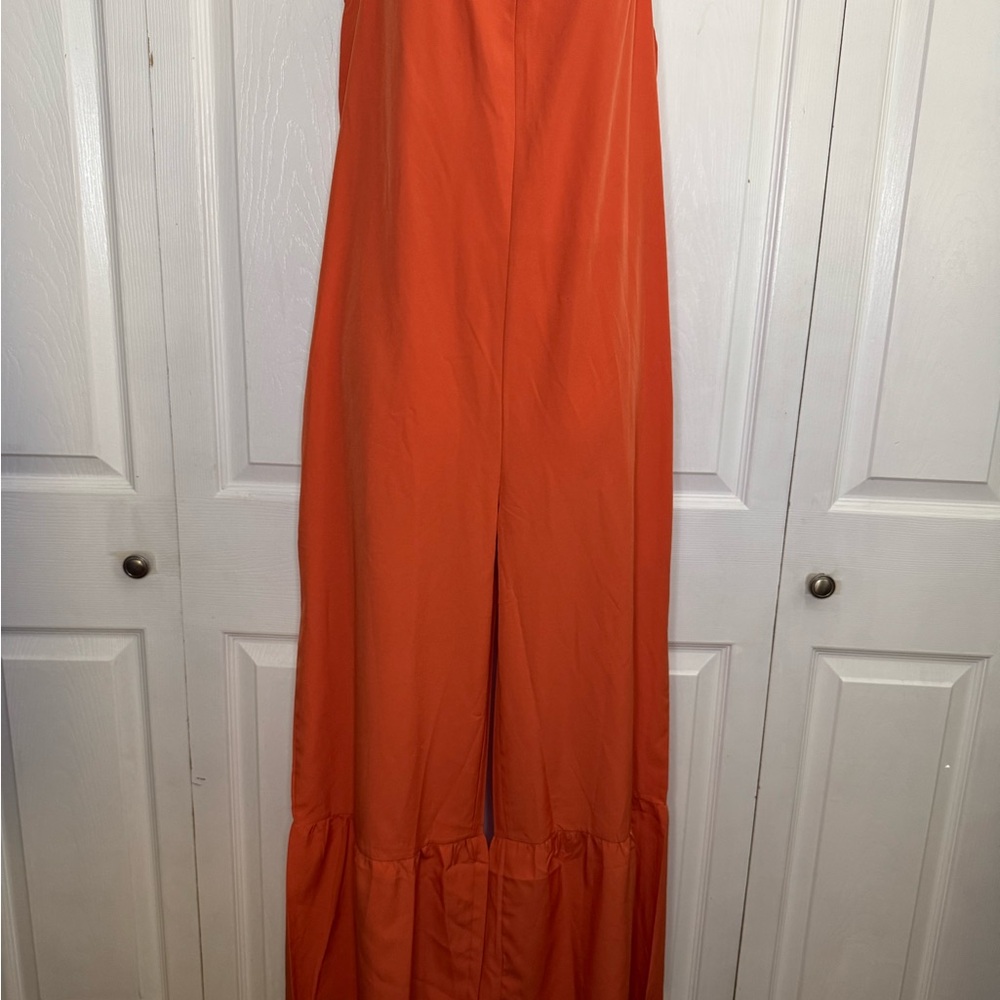 Vibrant Orange Jumpsuit